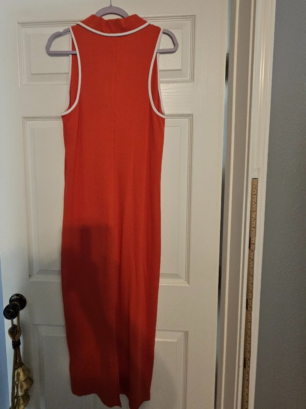 Veronica Beard Darien Dress Color Persimmons Size XL - Picture 4 of 9
